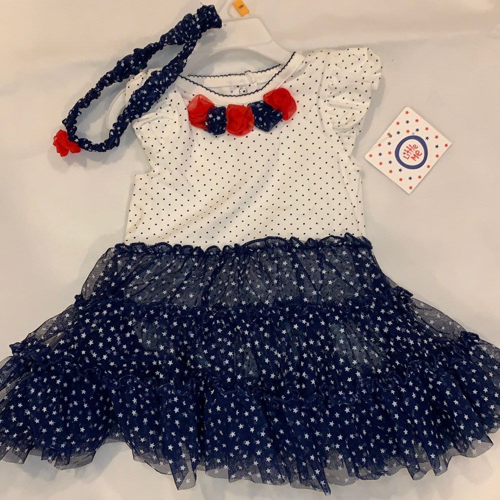 NWT Little Me Patriotic Onsie